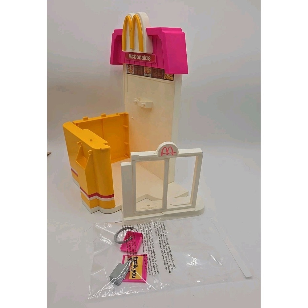 Vtg Barbie Restaurant Playset McDonalds Drive 1993 AS IS Parts Only